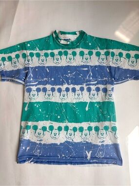 Vintage Disney Mickey Mouse Tie Dye 90s Short Sleeve Tee